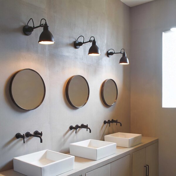 DCW éditions Lampe Gras N°304 E14 nástěnné koupelnové svítidlo IP64 BíláII