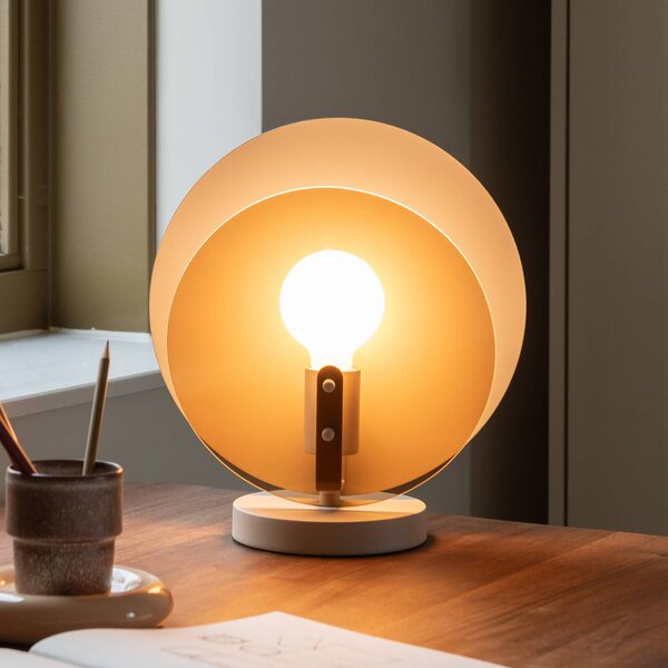 IT´S ABOUT ROMI It's about RoMi Stolní lampa Toledo, jantarová, výška 33 cm, Krémová / jantar, Ložnice, Sklo, Moderní
