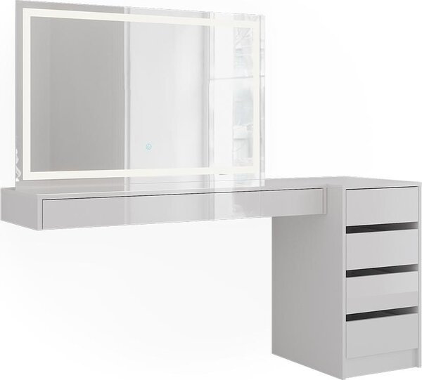 Toaletní stolek Vicco Sherry Bílá 120 cm 3 díly, Model 59575