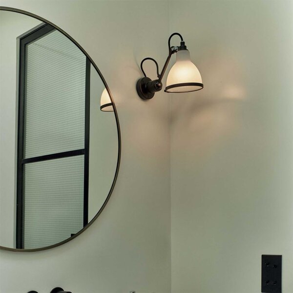 DCW éditions Lampe Gras N°304 E14 nástěnné koupelnové svítidlo IP64 BíláII
