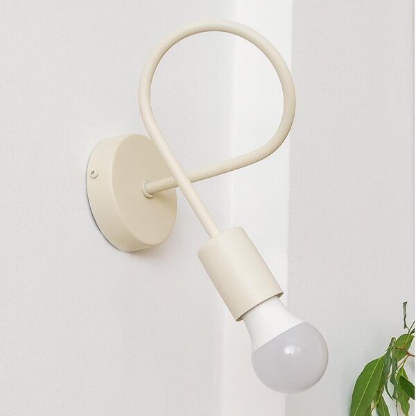Nástěnná lampička OXFORD 1xE27/15W/230V krémová