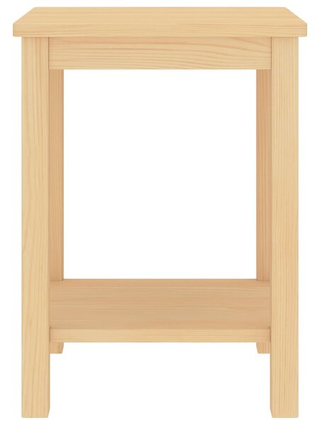 Noční stolek přírodní 35x30x47 cm masivní borovice 322209