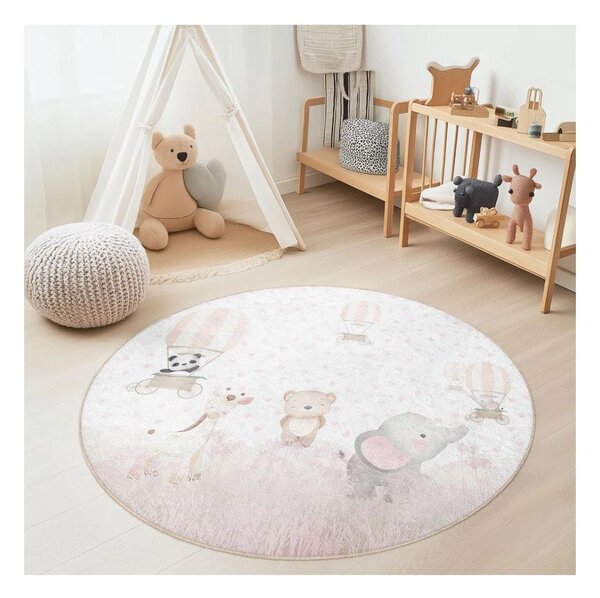 Pratelný dětský koberec ø150 cm Dainty Animals – Mila Home