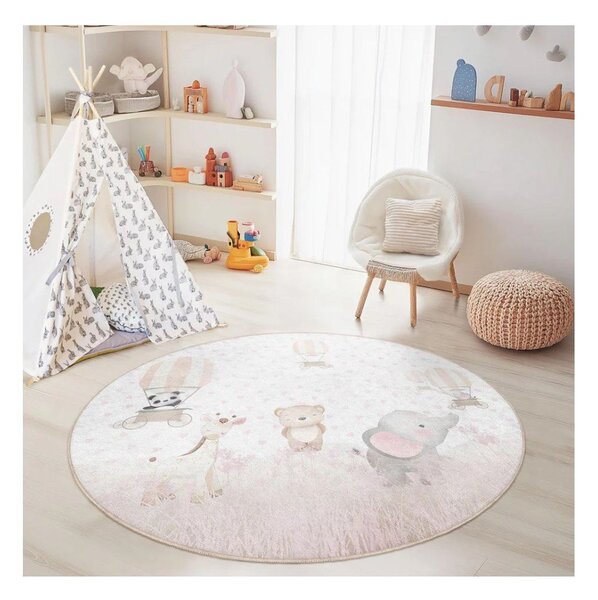 Pratelný dětský koberec ø150 cm Dainty Animals – Mila Home