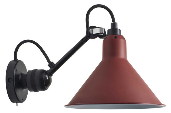 DCW éditions Lampe Gras N°304 E14 nástěnné svítidlo s vypínačem Na těleČervenáKužel