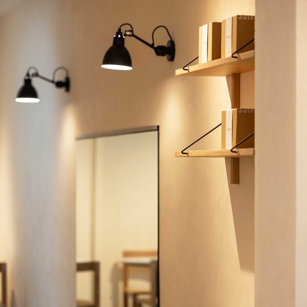 DCW éditions Lampe Gras N°304 E14 nástěnné svítidlo s vypínačem Na těleČervenáKužel