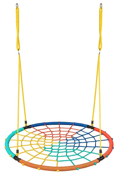 Aga Závěsný houpací kruh 120 cm Čtyřbarevný