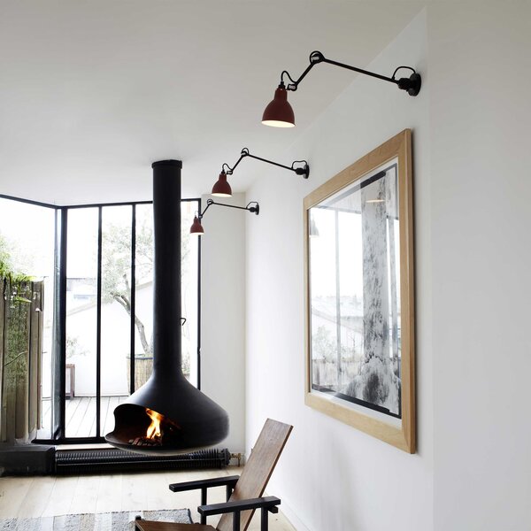 DCW éditions Lampe Gras N°304 L40 E14 nástěnné svítidlo Černá MěďNeKužel