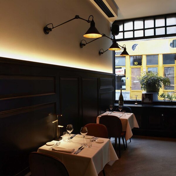 DCW éditions Lampe Gras N°304 L40 E14 nástěnné svítidlo Černá MěďNeKužel