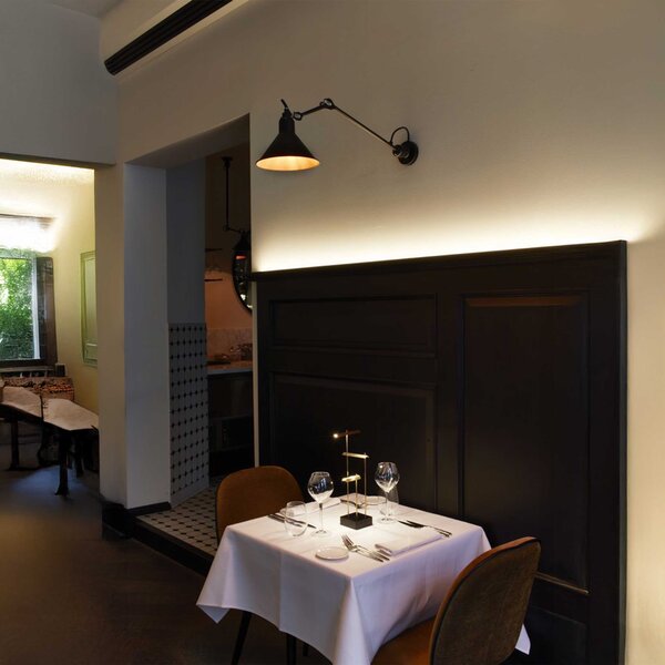 DCW éditions Lampe Gras N°304 L40 E14 nástěnné svítidlo Černá MěďNeKužel