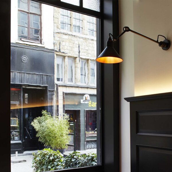 DCW éditions Lampe Gras N°304 L40 E14 nástěnné svítidlo Černá MěďNeKužel