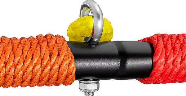 Aga Závěsný houpací kruh 100 cm Čtyřbarevný