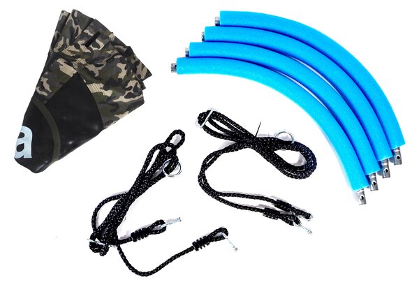 Aga Závěsný houpací kruh 90 cm Maskáčový