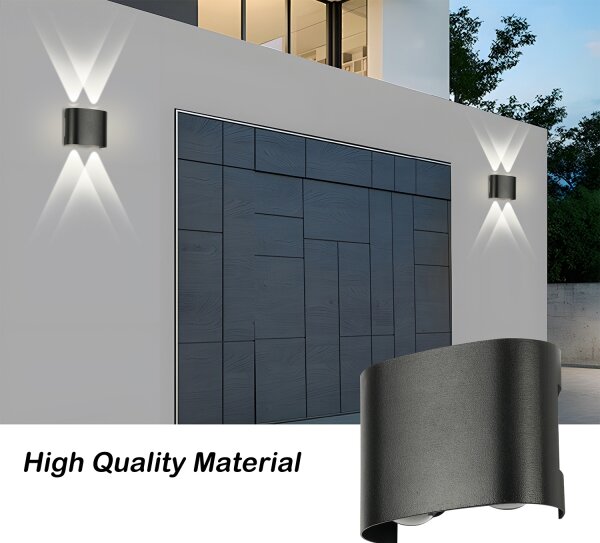 Brilagi - LED Venkovní nástěnné svítidlo FLAREBOX LED/4W/230V černá IP65