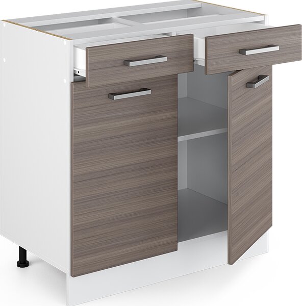 Spodní skříňka kuchyňské linky Vicco R-Line Ušlechtilá šedá 80 cm bez pracovní desky, Model 29724