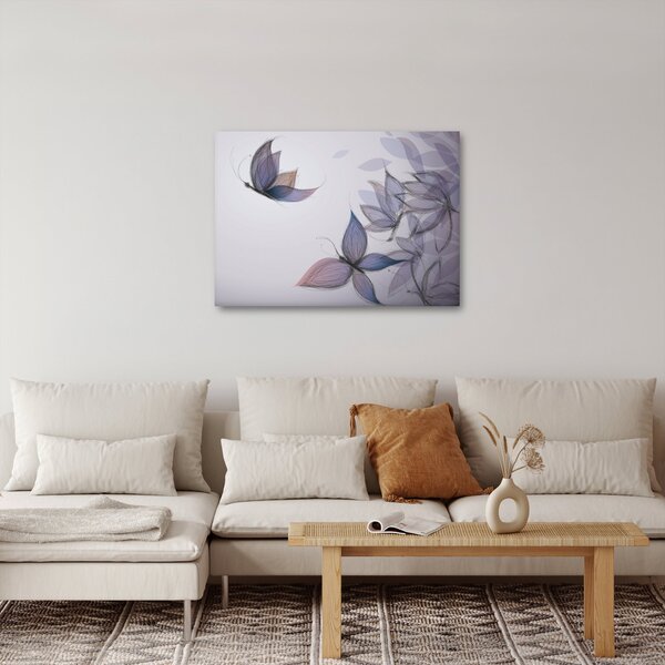 Obraz - Kreslení motýli (70x50 cm)