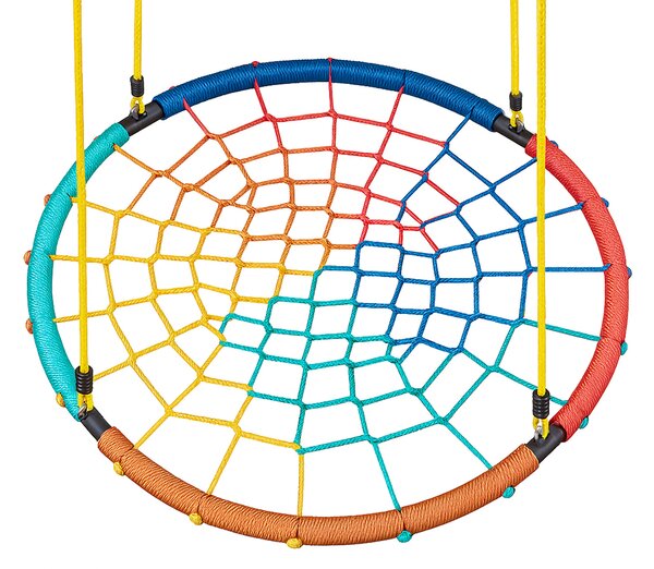 Aga Závěsný houpací kruh 100 cm Čtyřbarevný