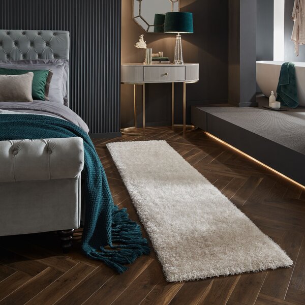 Flair Rugs, Běhoun Indulgence Velvet Ivory, 60x230, bílá, ložnice