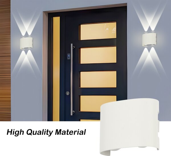 Brilagi - LED Venkovní nástěnné svítidlo FLAREBOX LED/4W/230V bílá IP65