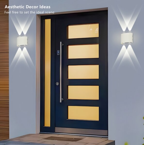 Brilagi - LED Venkovní nástěnné svítidlo FLAREBOX LED/4W/230V bílá IP65