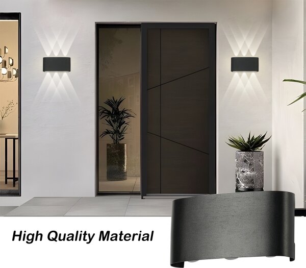 Brilagi - LED Venkovní nástěnné svítidlo FLAREBOX LED/6W/230V černá IP65