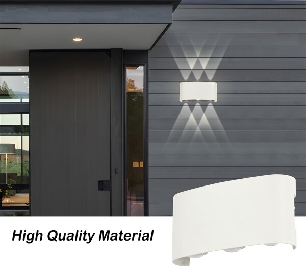 Brilagi - LED Venkovní nástěnné svítidlo FLAREBOX LED/6W/230V bílá IP65