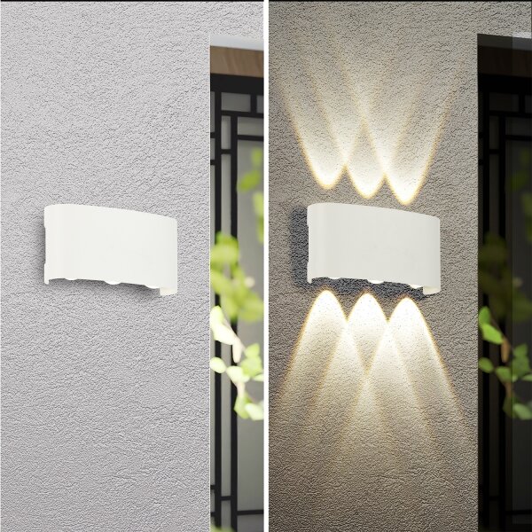 Brilagi - LED Venkovní nástěnné svítidlo FLAREBOX LED/6W/230V bílá IP65
