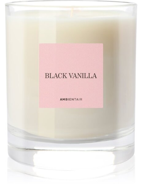 Ambientair COLOURS Black Vanilla vonná svíčka 200 g