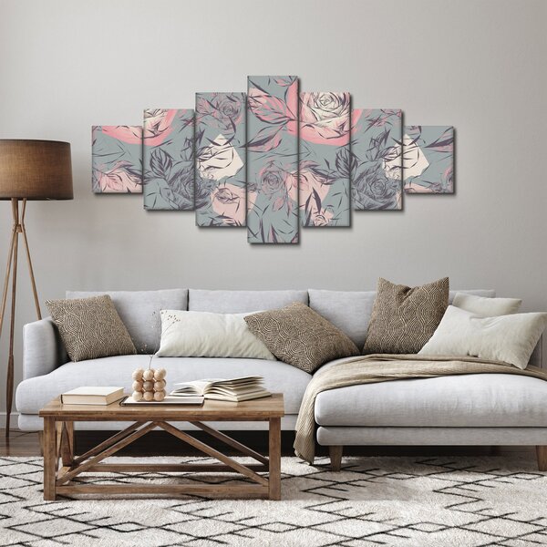 Obraz - Růže (210x100 cm)