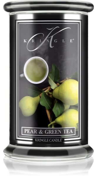 Kringle Candle Reserve Pear & Green Tea vonná svíčka 623 g