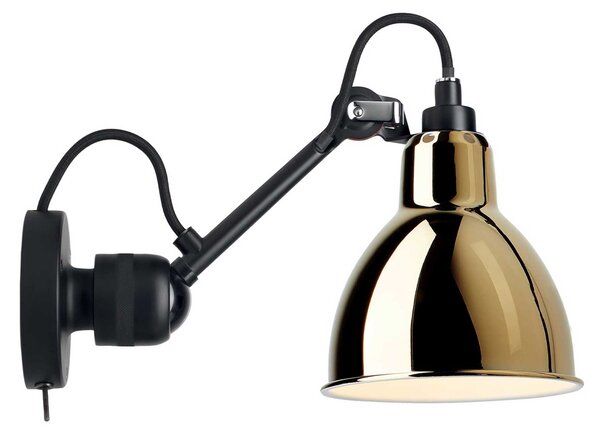 DCW éditions Lampe Gras N°304 E14 nástěnné svítidlo s vypínačem Na těleZlatáOvál