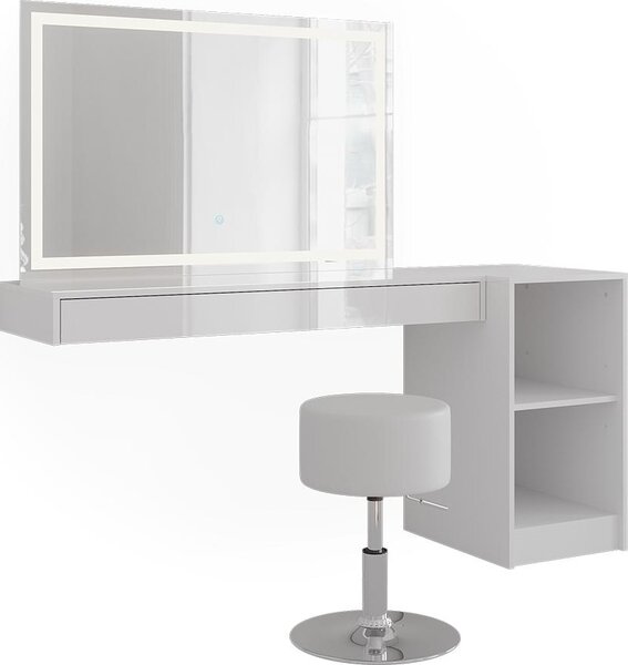 Toaletní stolek Vicco Sherry Bílá 120 cm 5 dílů, Model 59570