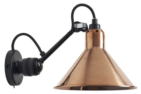 DCW éditions Lampe Gras N°304 E14 nástěnné svítidlo s vypínačem Na těleSurová měďKužel