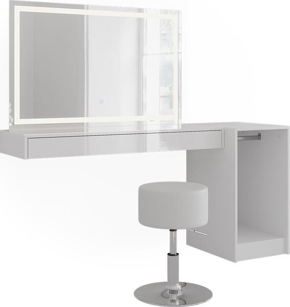 Toaletní stolek Vicco Sherry Bílá 120 cm 5 dílů, Model 59572