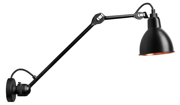 DCW éditions Lampe Gras N°304 L40 E14 nástěnné svítidlo Černá MěďNeOvál