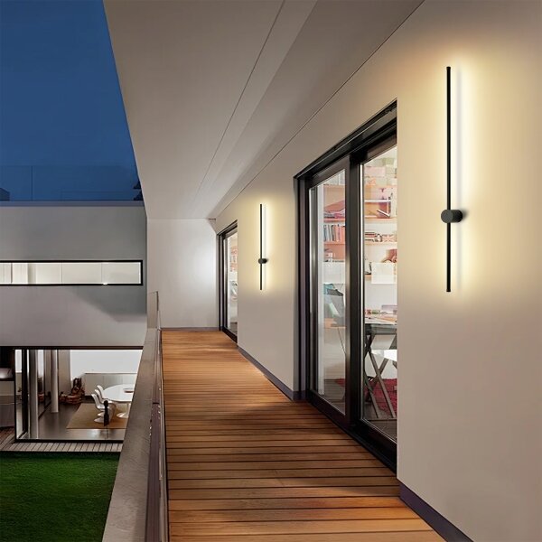 Brilagi - LED Venkovní nástěnné svítidlo AURA LED/20W/230V 4000K IP54 černá