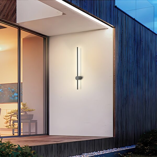 Brilagi - LED Venkovní nástěnné svítidlo AURA LED/12W/230V 3000K IP54 antracit