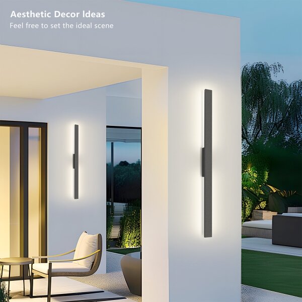 Brilagi - LED Venkovní nástěnné svítidlo LUNA LED/24W/230V 3000K IP65 antracit