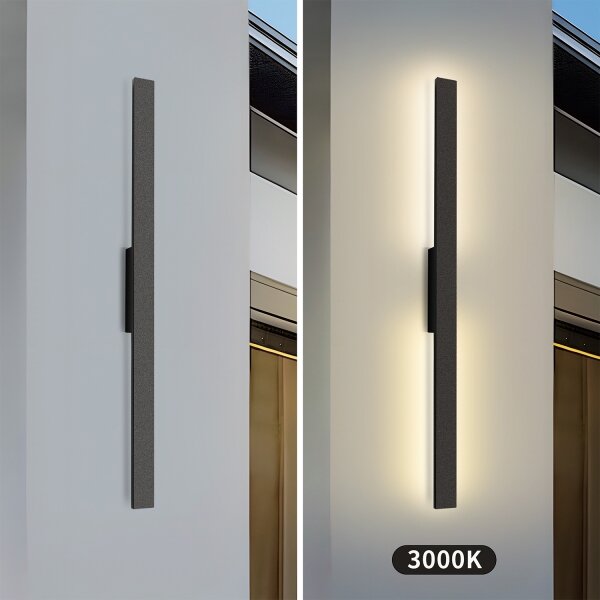 Brilagi - LED Venkovní nástěnné svítidlo LUNA LED/24W/230V 3000K IP65 černá