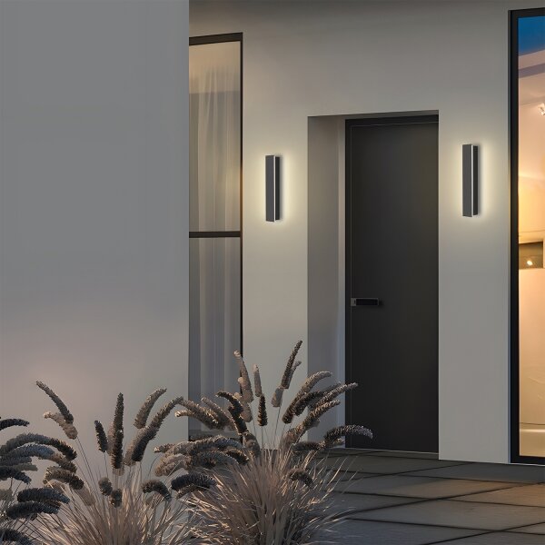Brilagi - LED Venkovní nástěnné svítidlo LINEAR LED/8W/230V 3000K IP65 antracit