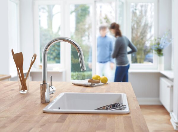 Grohe Concetto kuchyňská baterie stojící StarLight Chrome 31483002
