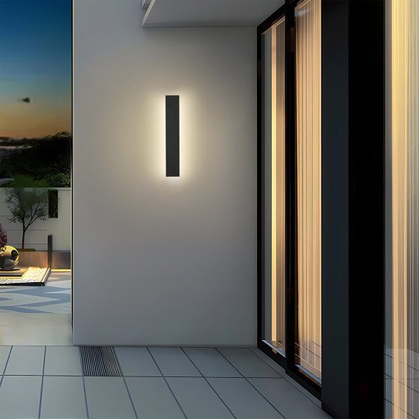 Brilagi - LED Venkovní nástěnné svítidlo LINEAR LED/8W/230V 3000K IP65 černá