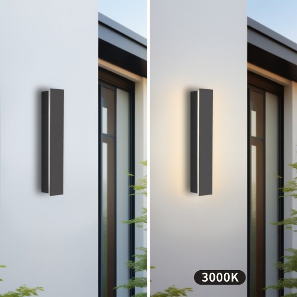 Brilagi - LED Venkovní nástěnné svítidlo LINEAR LED/8W/230V 3000K IP65 antracit