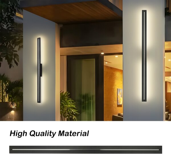 Brilagi - LED Venkovní nástěnné svítidlo LINEO LED/24W/230V 3000K IP65 černá