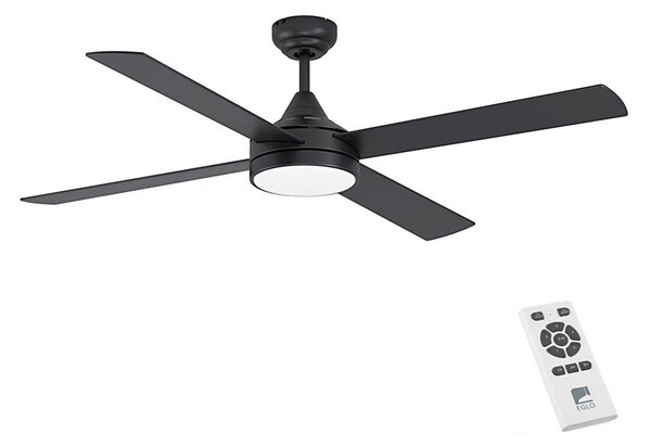 Eglo 35085 - LED Stmívatelný stropní ventilátor TRINIDAD LED/20W/230V + DO černá