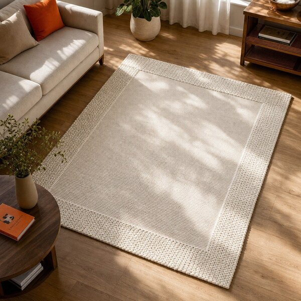 Béžový vlněný koberec 170x120 cm Rue - Flair Rugs