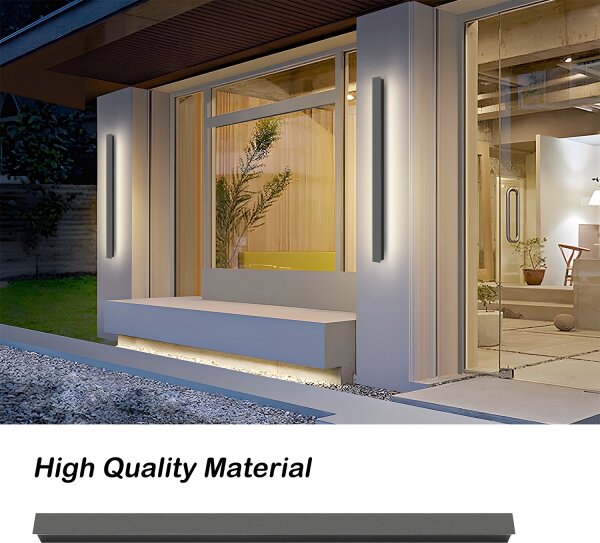 Brilagi - LED Venkovní nástěnné svítidlo LINEAR LED/22W/230V 3000K IP65 antracit