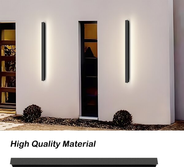 Brilagi - LED Venkovní nástěnné svítidlo LINEAR LED/22W/230V 3000K IP65 černá