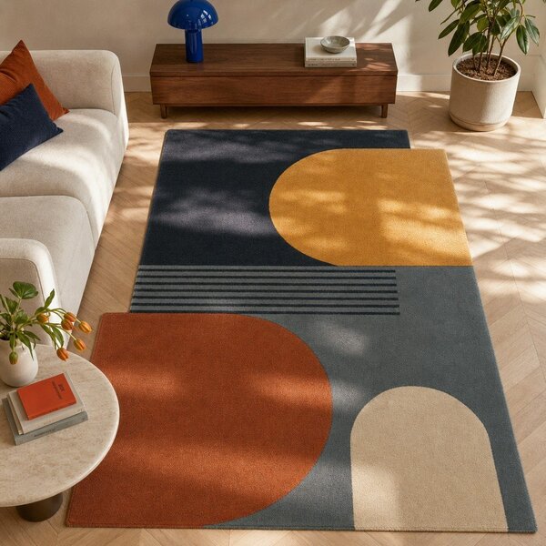 Ručně tkaný vlněný koberec 120x180 cm Lozenge – Flair Rugs
