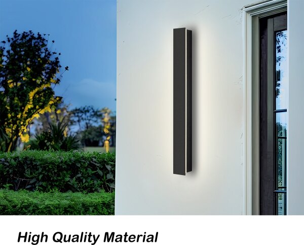 Brilagi - LED Venkovní nástěnné svítidlo LINEAR LED/12W/230V 3000K IP65 černá